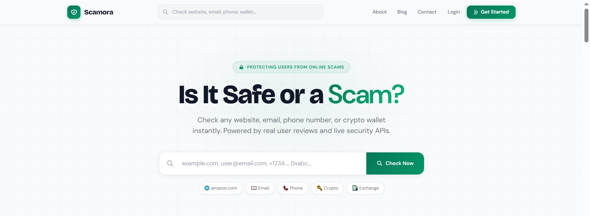 Scamora – Real-Time Scam Detection &amp; Threat Intelligence Platform